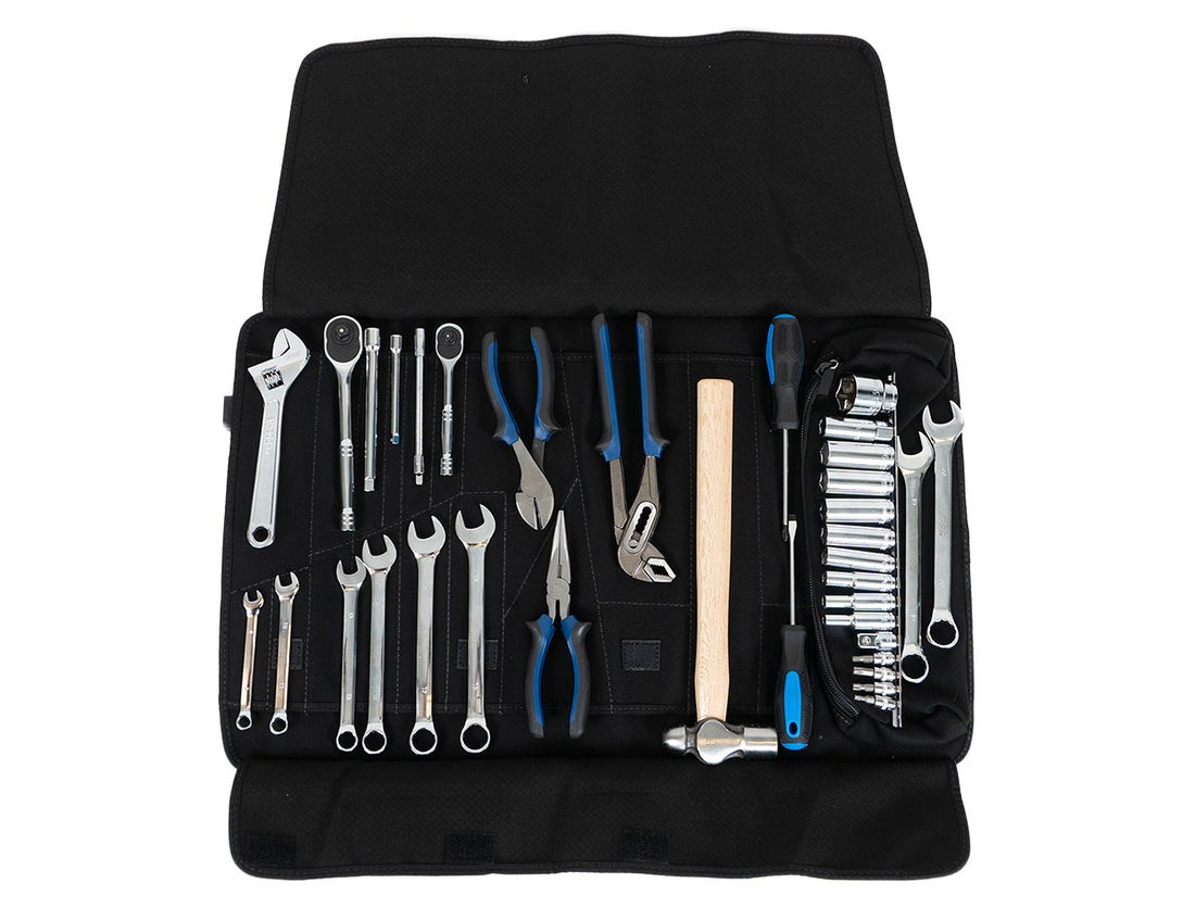 PRP Can-Am Roll-Up Tool Bag with 35pc Tool Kit
