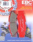 EBC Brake Pad Set | Yamaha YXZ 1000 red