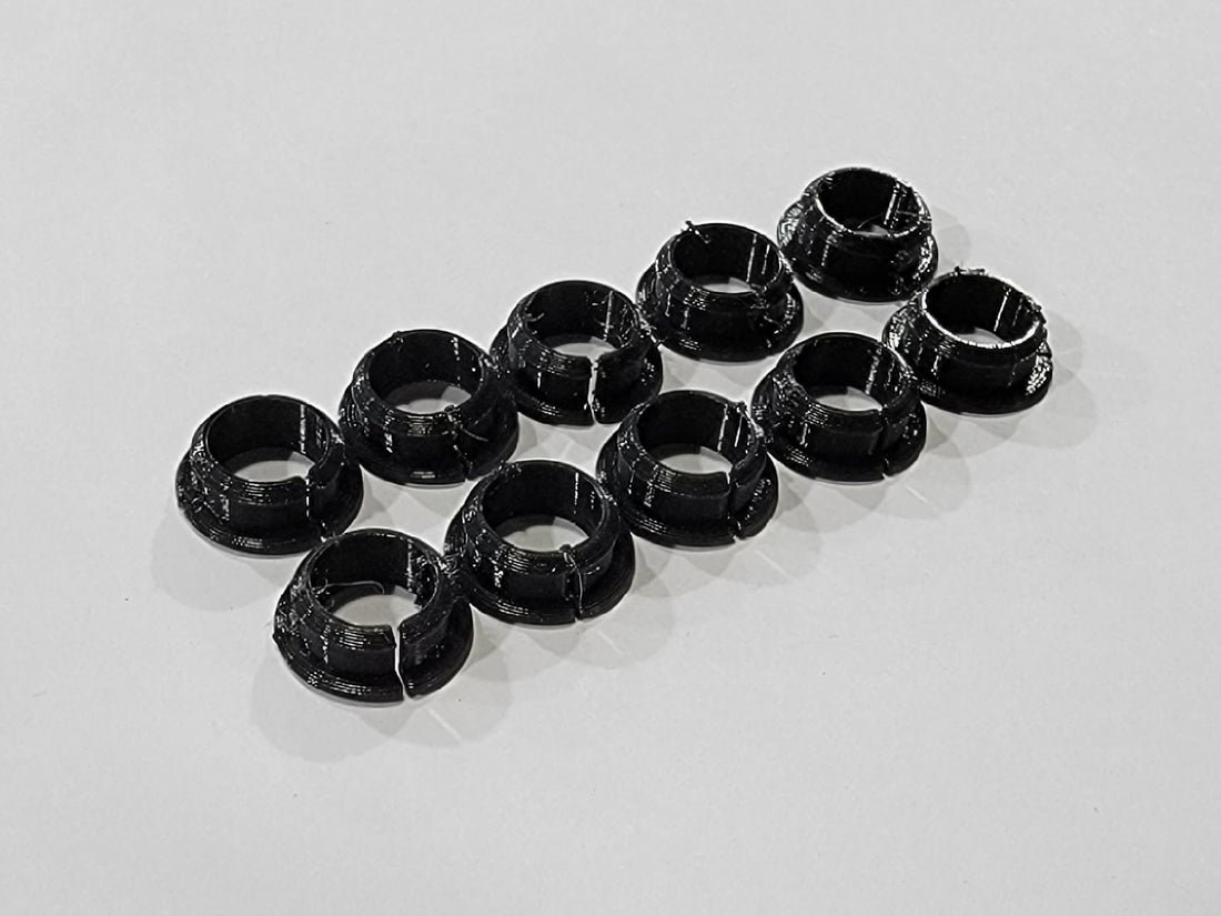 Flexible Grommet for running wire through tubes - 10 pack