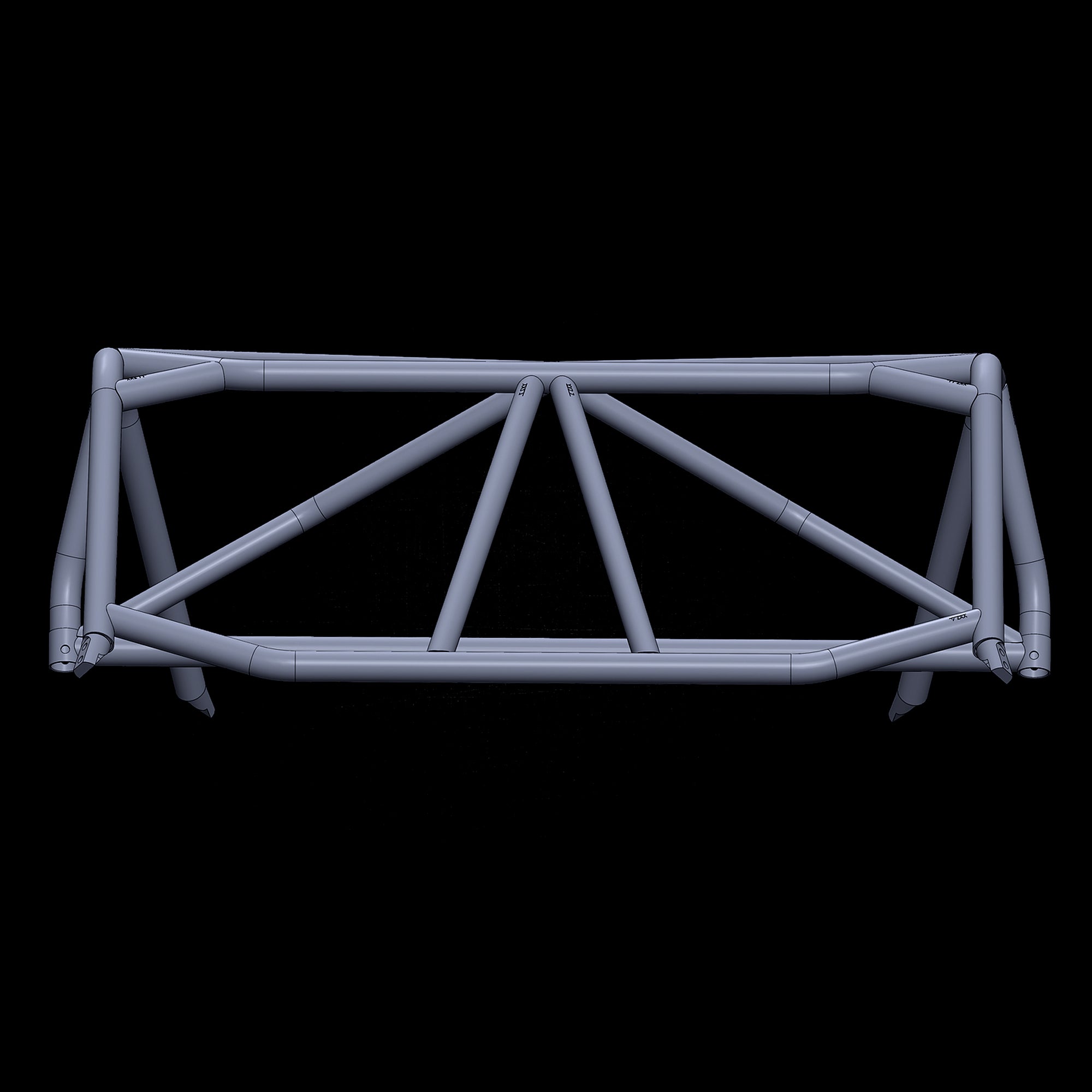 LSK Yamaha YXZ1000R Flat Roll Cage Kit front view