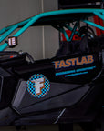 LSK Can-Am X3 Radius Roll Cage Kit turquoise