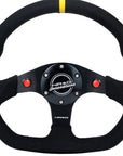 NRG Innovations 320mm Flat Bottom Steering Wheel Alcantara