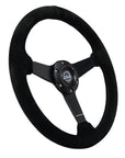 NRG Innovations 350MM Flat Steering Wheel Suede
