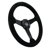NRG Innovations 350MM Flat Steering Wheel Suede
