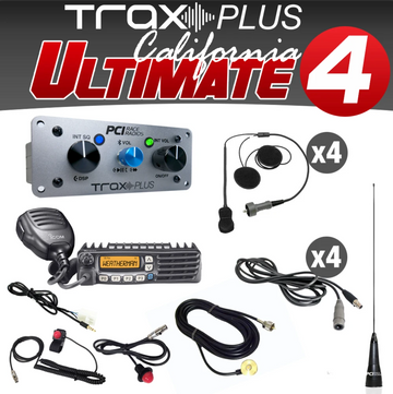 PCI Race Radios TRAX Plus California Ultimate 4 Intercom Packages