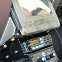 PCI Race Radios Polaris RZR Under Pull-open Box ICOM Radio and Intercom Bracket