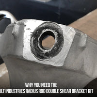 Assault Industries Radius Rod Double Shear Bracket Kit - Can Am X3