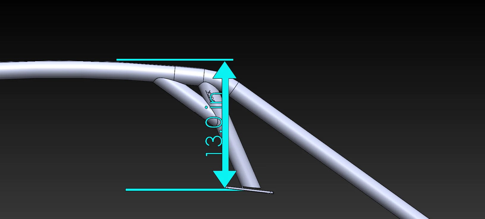 LSK Can-Am X3 Radius Roll Cage Kit measurements