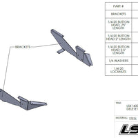 LSK CAN-AM X3 BED DELETE KIT